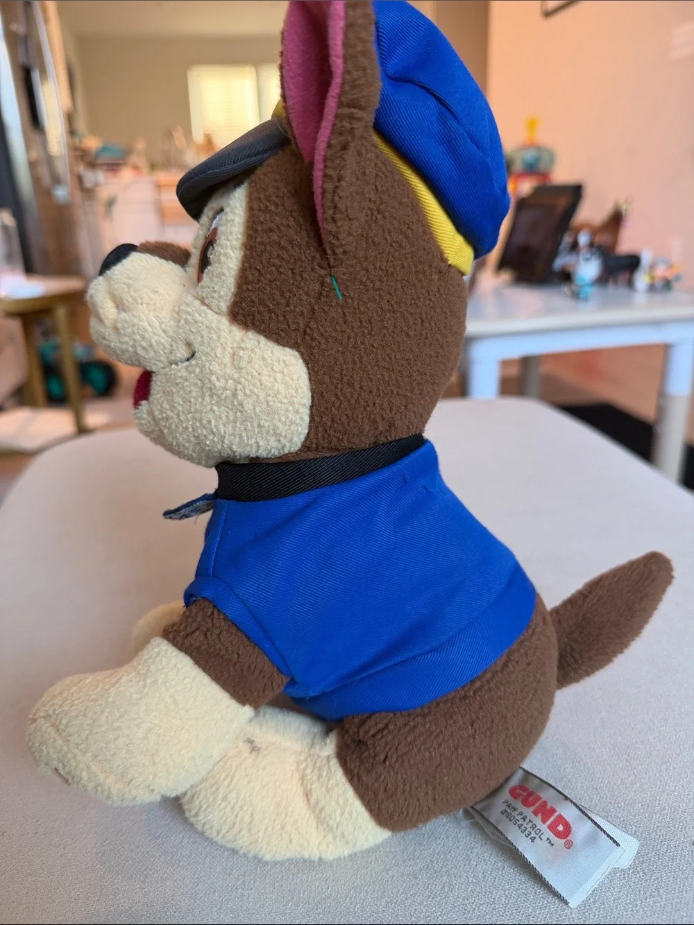 PAW Patrol Chase Plush Dog Toy - Blue/Brown Plush Police Pup